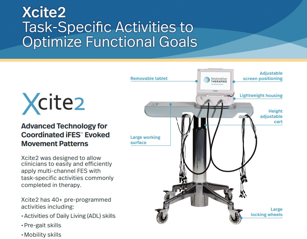 Xcite2® FES Therapy System for Neurological Rehabilitation